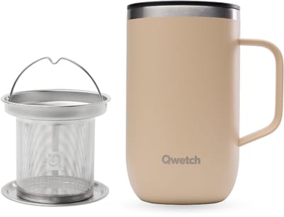 Qwetch Infuser Mok Geïsoleerd - Matt Linnen