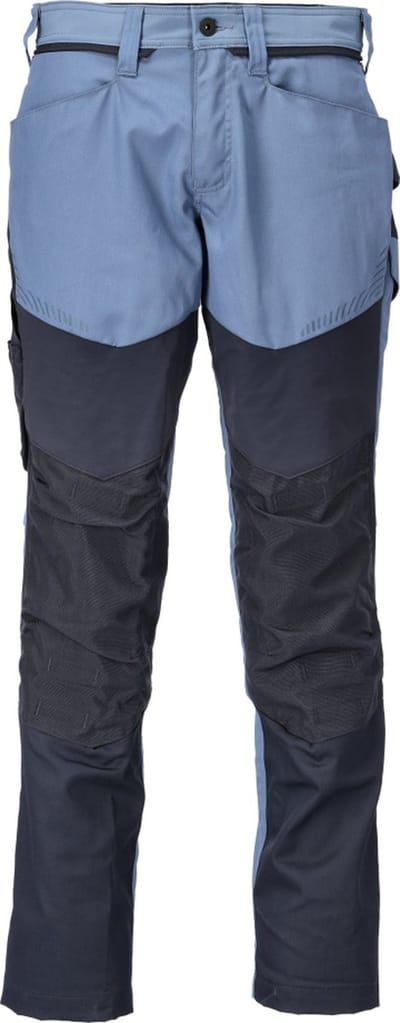 Mascot Customized Broek met kniezakken 22479-230 - steenblauw/donkermarine - C50 - 76