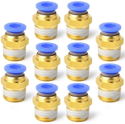 Allecto - 6 mm buis fittingen - pneumatische aansluitingen