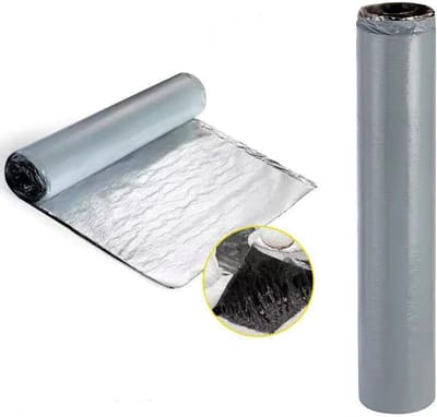 Bitumen Tape - Waterdicht Membraan - Dak Reparatie - Zelfklevend Aluminium - 50 cm x 10 m - Grijs