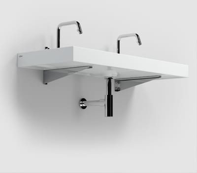 Clou First kleine ophangbeugels 20x5.5cm voor RVS gepolijst