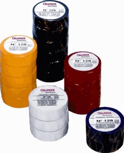 CellPack Cellpack 145794 Isolatietape No. 128 Zwart (l x b) 25 m x 19 mm 1 stuk(s)