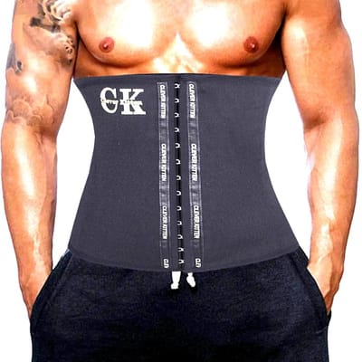 Heren Taille Trainer Sportriem Gewichtsverlies Cincher Trimmer Slankmakende Gordel Korset Sportschool Band Lichaamsvormer S white