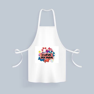 Akyol - mama cadeau - Keukenschort - Moeder - moeders - cadeautje - met opdruk - verjaardag - moederdag - mama cadeautjes - moederdag cadeau - verjaardag - liefste mama - leuk kado om te geven - 82 bij 71 cm