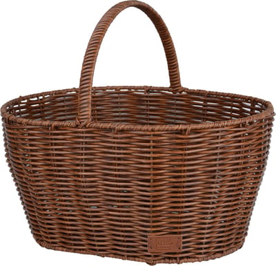UNUS® Mand Rattan-look boodschappenmand 43,5x32,5x36,5cm bruin