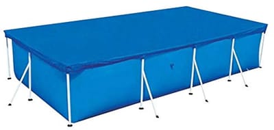 Zwembad hoes - Rechthoekige Zwembadhoes 200 x 300 cm - PE Solar Pool Cover - Waterbesparend en Stofbestendig - Blauw