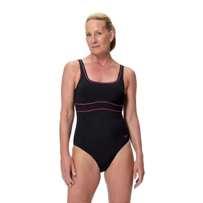 SPEEDO - solid contour eclipse 1p - Wedstrijd badpak dames - Zwart