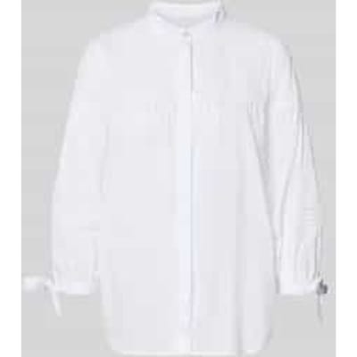 Regular fit blouse met 3/4-mouw en knoopdetails