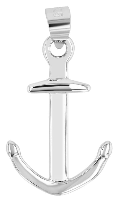 AKZENT Akzent unisex hanger "Milly" van 925 Sterlingzilver, gerhodineerd, duurzaam