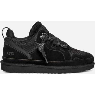 UGG® Lowmel for Kids in Black, Size 1, Canvas/Suede/Recycled Materials