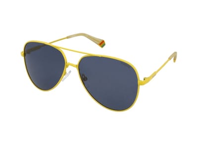 Polaroid UniSex Zonnebril 40g C3 Pld 6187 S Yellow/60-14-145 yellow