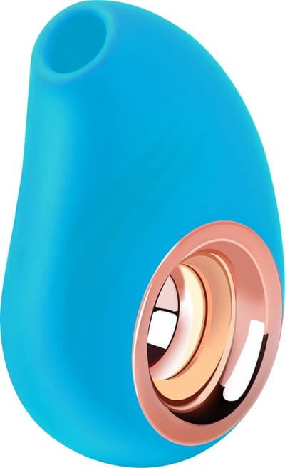 Cupitoys® Luchtdruk vibrator - 10,2cm - Blauw - 12 standen - Vibrators voor vrouwen en mannen - Sex toys voor vrouwen en mannen