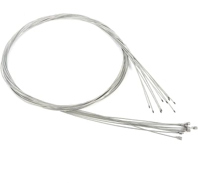 Dailygoods- Shift-kabel 10st - Versnellingskabel Fiets - Hoogwaardig Gegalvaniseerd Staal - Sterke Slick Kabel - Compatibel met Meeste Fietsen - Aanpasbare Lengte