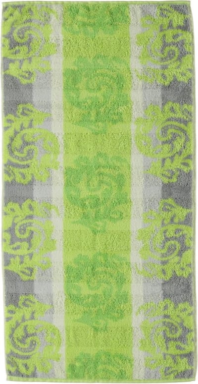 Cawo Cashmere Jacquard Handdoek - Kiwi 50x100