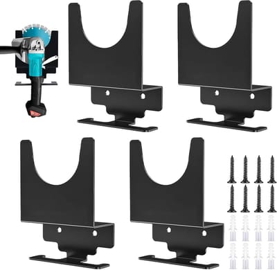 Multifunctionele Haakjes voor Hoekslijpers, 4 Stuks, Ideaal voor Gereedschapsopslag in Garage en Werkplaats, Ruimtebesparend en Organisatie Accessoires
