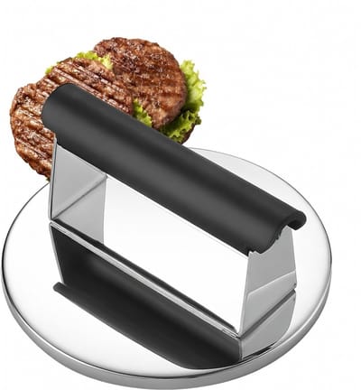 Famanu – Smash burger pers cm, vaatwasserbestendig, hittebestendige greep, geschikt voor grill en bakplaat