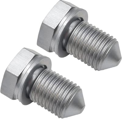 Dailygoods- Olieaftapschroef met Afdichtring - Afvoerschroef - Olieschroef - Schroefdraad M14 - Onderlegplaat - Gelegeerd Staal