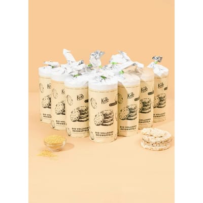 Bio volkoren rijstwafels met amarant en gierst 12 x 120 g
