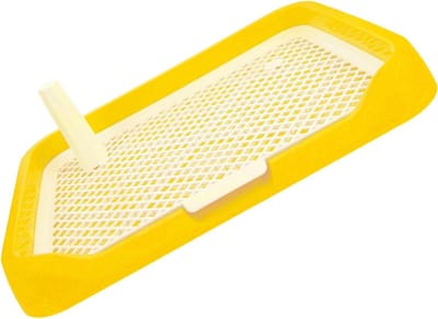 Huisdier Toilet - Puppy Toilet Hondenbak - Zindelijkheidstraining Honden - Spatwaterdicht Ontwerp - 455 x 35 x 5 cm - Geel