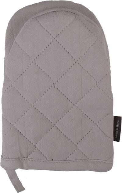 Linen & More - Ovenwanten 'Jazz' (Set van 2, Light Grey)