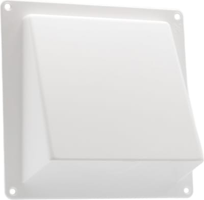 Gevelklep Ø150mm wit