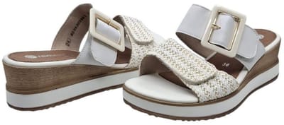 Remonte D6463-80 Wit | Slipper met velcro