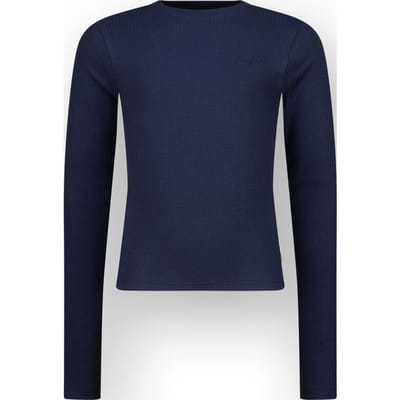 Meisjes T-shirt Icon rib longsleeve
