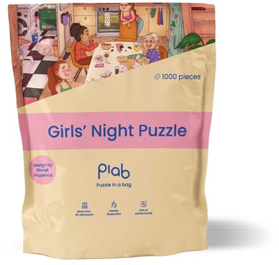 Puzzle in a Bag - Girls' Night Puzzel 1000 Stukjes - Puzzel voor Volwassenen - Ideaal cadeau voor puzzelaars
