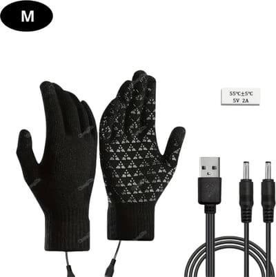 Livano Winterhandschoen - Wanten - Gloves - Touchscreen Handschoenen - Handschoenen Winter - Zwart - Maat M