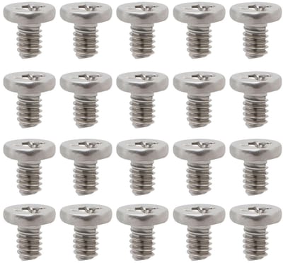 100 stuks RVS M2 x 3mm Platte Kop Phillips Schroeven voor Elektronica, Meubels en Speelgoed