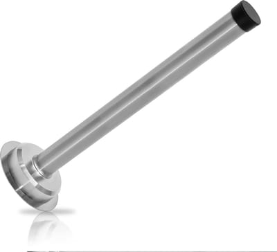 Deurstopper RVS 20 cm - Zelfklevend & Schroefbaar - Bescherming tegen Klemmen en Geluid