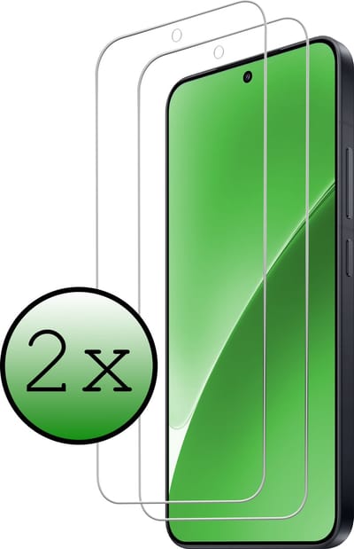 Screenprotector - 2 Stuks Geschikt voor Xiaomi 15 - Extra Sterk - Beschermglas - Gehard Glas - Tempered Glass - Screen Protector