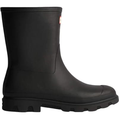 Hunter Downpour Short Insulated Boot Unisex Regenlaarzen - Zwart