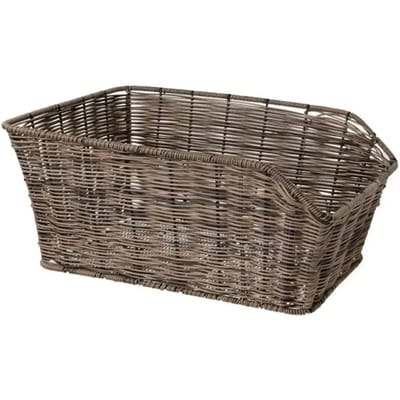 Fastrider Sverre - Achterdrager Fietsmand - Kunststof riet - 30 liter - Bruin