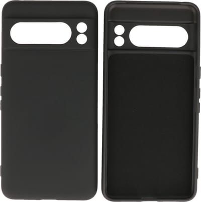 Hoesje Geschikt voor Google Pixel 8 Pro - Fashion Telefoonhoesje Backcover - Siliconen Hoesje - Zwart