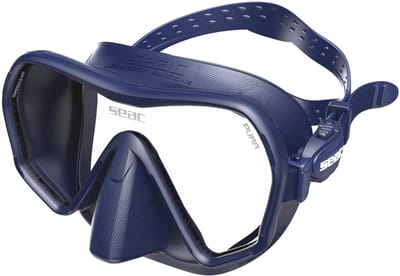 Seac Sub Pura antifog Duikbril & Snorkelmasker - Anti-Condens (Nooit meer beslagen) - Frameless - Gehard Glas - Blauw