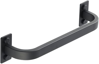 Dailygoods - Mooche Handdoekhouder Handdoekhouder Badkamer Keukenkleerhanger Wandmontage 25CM Handdoekstaaf, Roestvrij Staal Mat Zwart, GJF2201-250-B