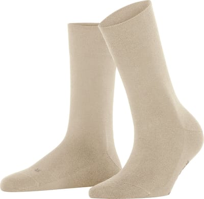FALKE Sensitive New York met comfort tailleband lyocell sokken dames beige - maat 35-38