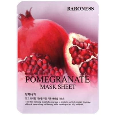 Masque Tissu BARONESS à la Grenade, 21 g - Maska w płachcie z ekstraktem z granatu