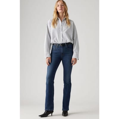 Levi's 725 High Rise Bootcut Jeans Size: W28L30 | Jeans Outlet | Dames | Blauw