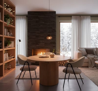 Uitschuifbare Eettafel Ovaal Naturel Eikenhout 150-200 cm | Modern Design | Novihome
