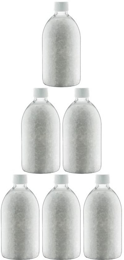 Claudius Badzout No Scent No Colour - 600 gram - Fles met witte dop - set van 6 stuks