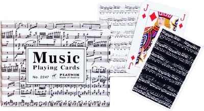 Piatnik Muziek Speelkaarten - Dubbeldeks