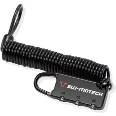Sw-motech 180 Cm With Code Kabelslot Zilver 180 cm
