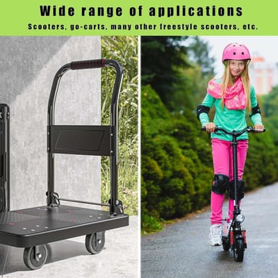Allecto Plus - 2 stuks Wielen 100 mm voor Stuntstep, Reserve Wielen met Kogellagers voor Steps, Rolstoelen en Karren.