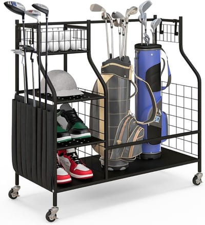 ApexArte® Golftas Standbag - Golf Accessoires - Zwart
