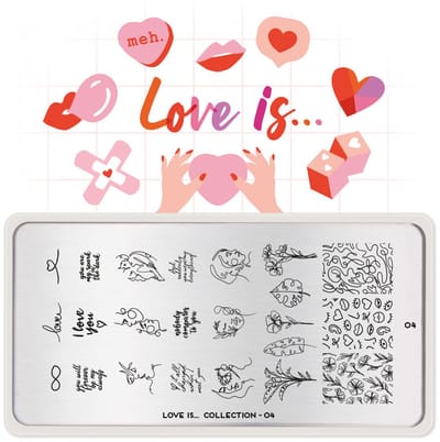 Love Is Stempelplaat 04