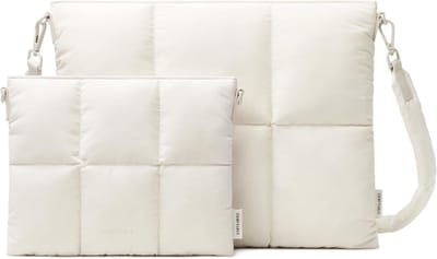 Laptoptas en Muismat Set - Puffy Waterdicht Laptop Hoes