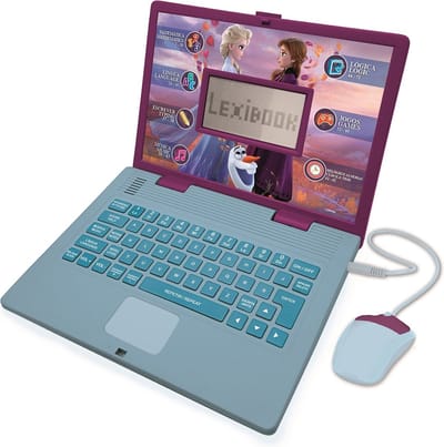 Bevroren tweetalige educatieve laptop - 124 activiteiten (Portugees / Engels)