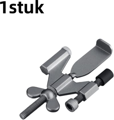 1 artikel - Deurstopper - Punch-Free - Deurstopper - Deuropener - Geschikt voor thuisgebruik - Grijs
